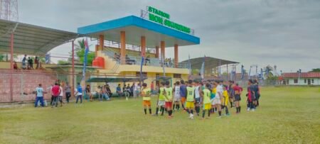 Koni dan Medco Matching klinik Talenta Muda Se-Aceh Timur di Mon Sikureng