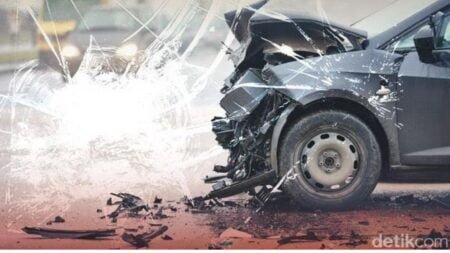 Dua Mobil Laga Kambing di Peudawa, 4 Kritis 4 Luka-luka