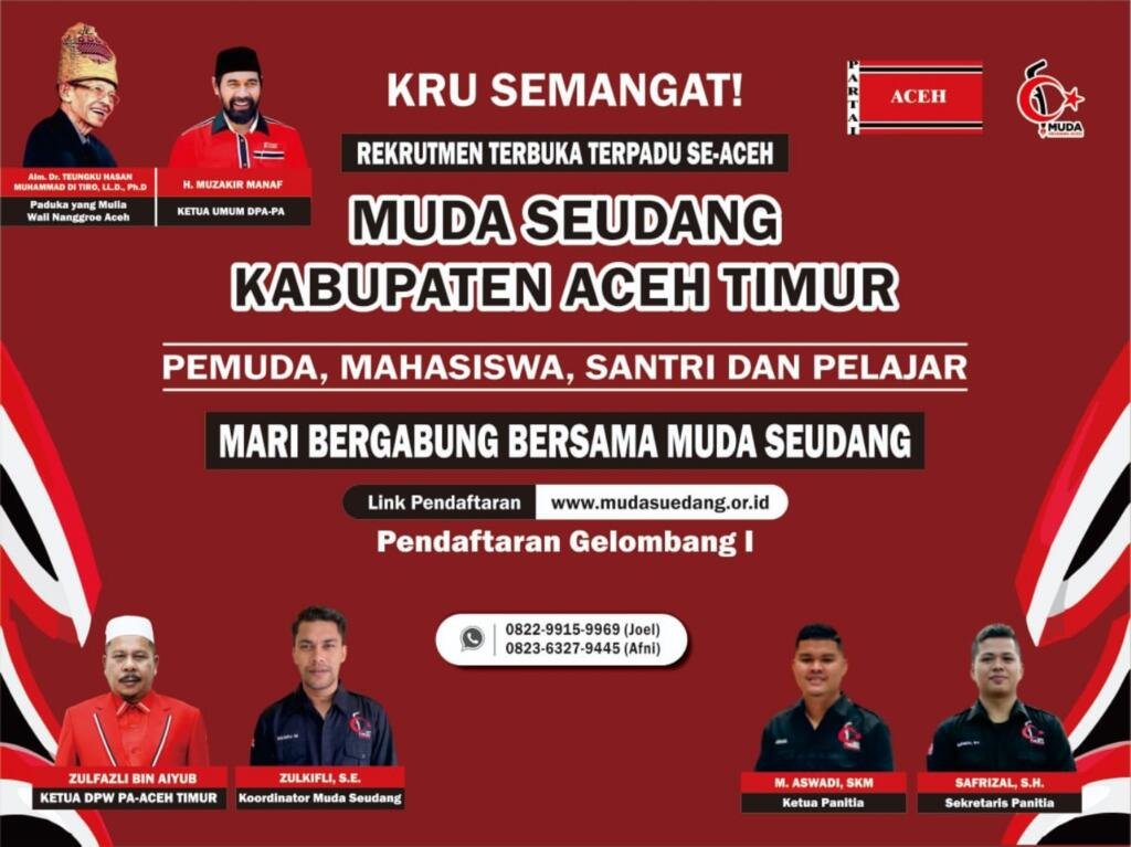 Sayap Partai Aceh, Muda Seudang Rekrut Anggota Baru