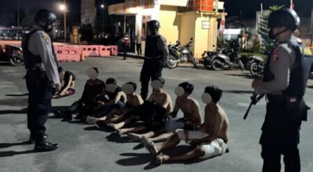 Polisi Tangkap Geng Pelajar Berbekal Senjata Tajam di Langsa, Diduga akan Tawuran