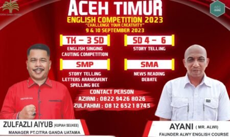 Aceh Timur English Competition 2023: Perlombakan 8 Skill Bahasa Inggris