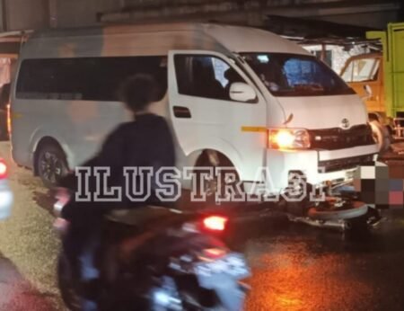 Breaking News Kecelakaan  Mobil Hiace dengan Sepeda Motor Beat di Madat, Aceh Timur, satu orang meninggal dunia
