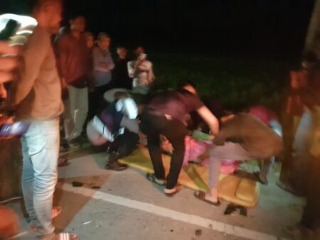 Kronologi Kecelakaan Maut Mobil Hiace dengan Motor di Pante Bidari Satu Nyawa Melayang