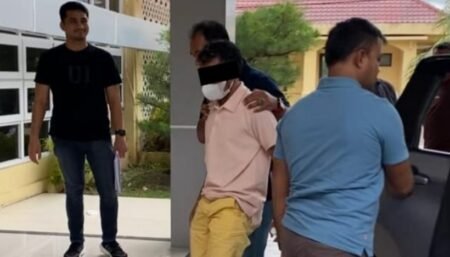 Penampakan ‘Mafia’ alias Abu Laot Saat Dibekuk Petugas Kepolisian Polda Aceh