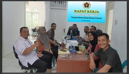 Raker PWI Aceh Timur 2023: Sukseskan PON Aceh – Sumut Fokus Pelatihan Wartawan Olahraga