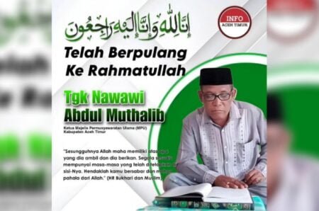 Ketua MPU Aceh Timur Abi Nawi Tutup Usia