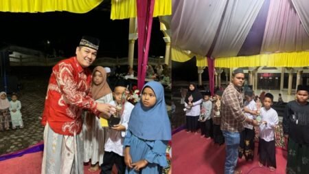 Meriahkan Maulid Nabi Warga di Desa Seunebok Baroeh Adakan Lomba Azan dan Pidato Anak