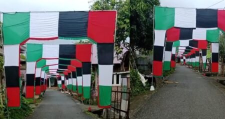 Warga Desa di Aceh Hias Kampung Dengan Bendera Palestina: MasyaAllah