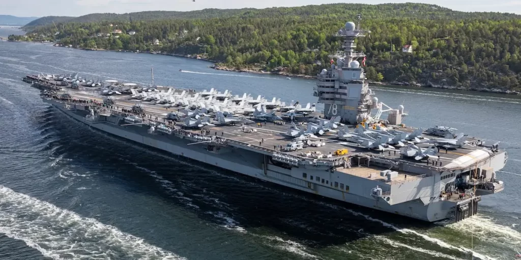 Kapal Induk ‘Paket Lengkap’ Angkatan Laut dan Udara Dikirim Untuk Israel