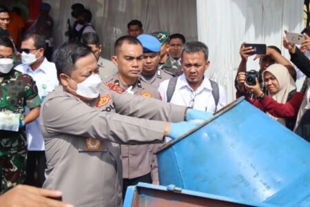 kapolda Pimpin Pemusnahan Sabu 112 Kg Sabu