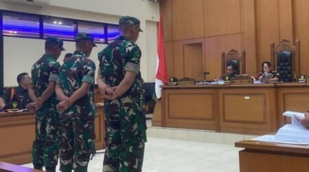 3 TNI Pelaku Pembunuhan Imam Masykur Didakwa Hukuman Mati di PM Jakarta