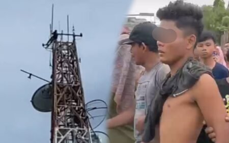 Hendak Lakukan Percobaan Bundir, Pria Ini Sempat Freestyle di Atas Tower