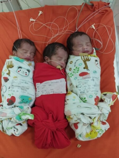 Bayi Kembar Tiga Lahir di Hari Pahlawan, Viral di Aceh Timur