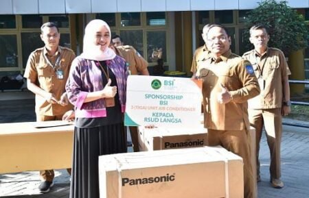 RSUD Langsa Terima Bantuan dari Corporate Social Responsibility Bank BSI