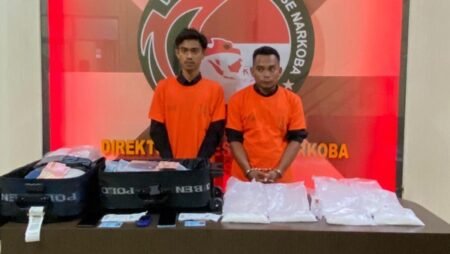 2 Warga Aceh Ditangkap di Bandara Kualanamu Saat Hendak Seludupkan 3,8 Kg Sabu