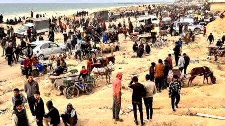 Lebih 100 Orang Warga Gaza Mati Syahid di Bantai Israel saat Mencari Bantuan