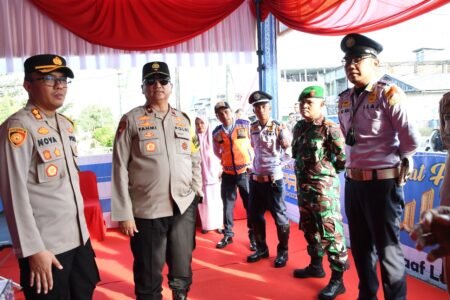 Wakapolda Aceh Tinjau Kesiapan Pos Pelayanan Operasi Ketupat Seulawah 2024 Polres Aceh Timur