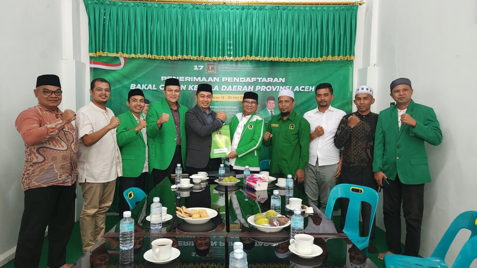Firman Dandy Mendaftar Sebagai Bakal Calon Bupati Aceh Timur ke DPW PPP Aceh