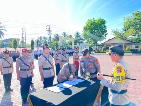 Tiga Kasat Serta Empat Kapolsek di Aceh Timur Diganti