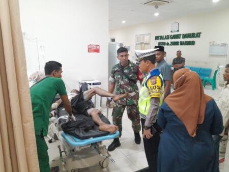 Dahului Kendaraan Lain, Jumbo Tabrak Dua Pemotor Hingga Meninggal di Peudawa