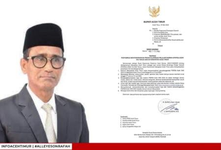 Pj Bupati Aceh Timur Terbitkan Edaran, Wajibkan Masyarakat Semarakan Acara POPDA Ke- XVII