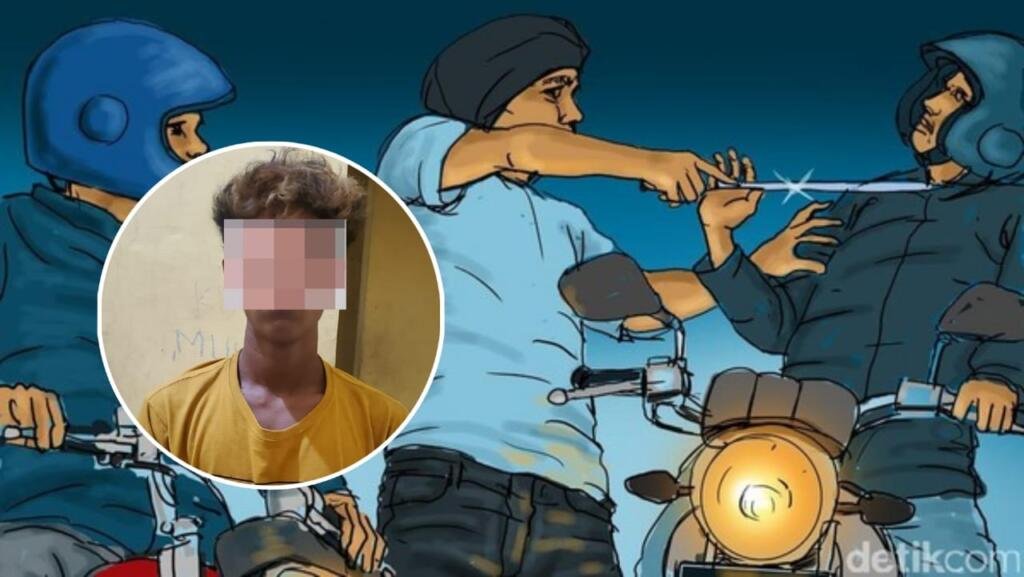 Polisi Tangkap Sosok Pria Berambut Pirang Pemalak dan Perampasan Sepeda Motor Pakai Sajam