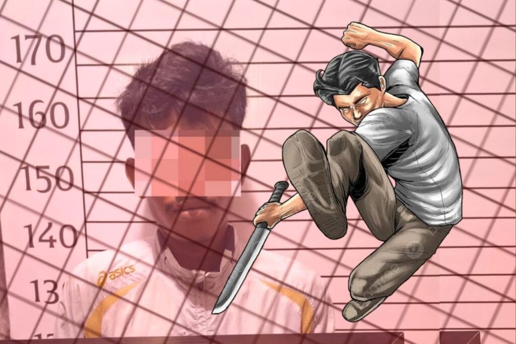 Remaja di Julok Dibeurekah Polisi, Akibat Sok Jagoan Ancam Warga Pakai Pisau