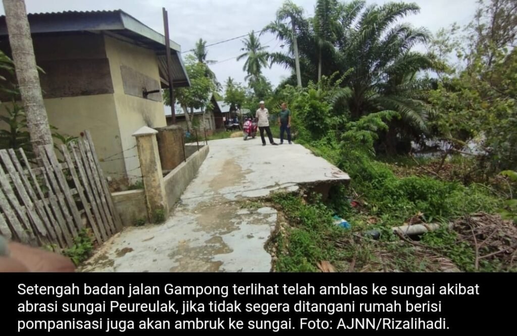 Gudang Pompanisasi Sawah Lhok Dalam Aceh Timur Terancam Ambruk