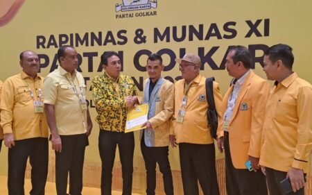 Nektu-Amad Leumbeng Kembali Dapat Rekomendasi Dari Golkar Menuju Pilkada 2024