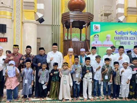 PJ Bupati Aceh Timur Menyantuni Anak Yatim Piatu