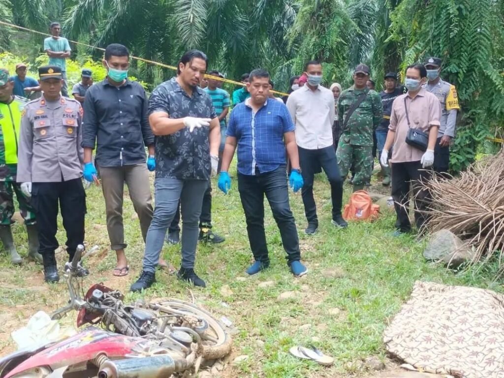 Seorang Pria Ditemukan Dengan Kondisi Tak Bernyawa di Kebun PT Satya Agung, Polres Turunkan Tim Olah TKP