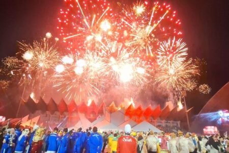 Pesta Kembang Api Meriahkan Pembukaan PON XXI di Aceh, Jokowi: Teurimong Geunaseh