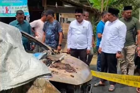 Mobil Pendukung Dibakar OTK, Sulaiman Tole: Kami Kawal Hingga Pelaku Terungkap