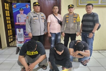 Tiga Pelaku Penggelapan Sepeda Motor Ditangkap Polisi di Aceh Timur
