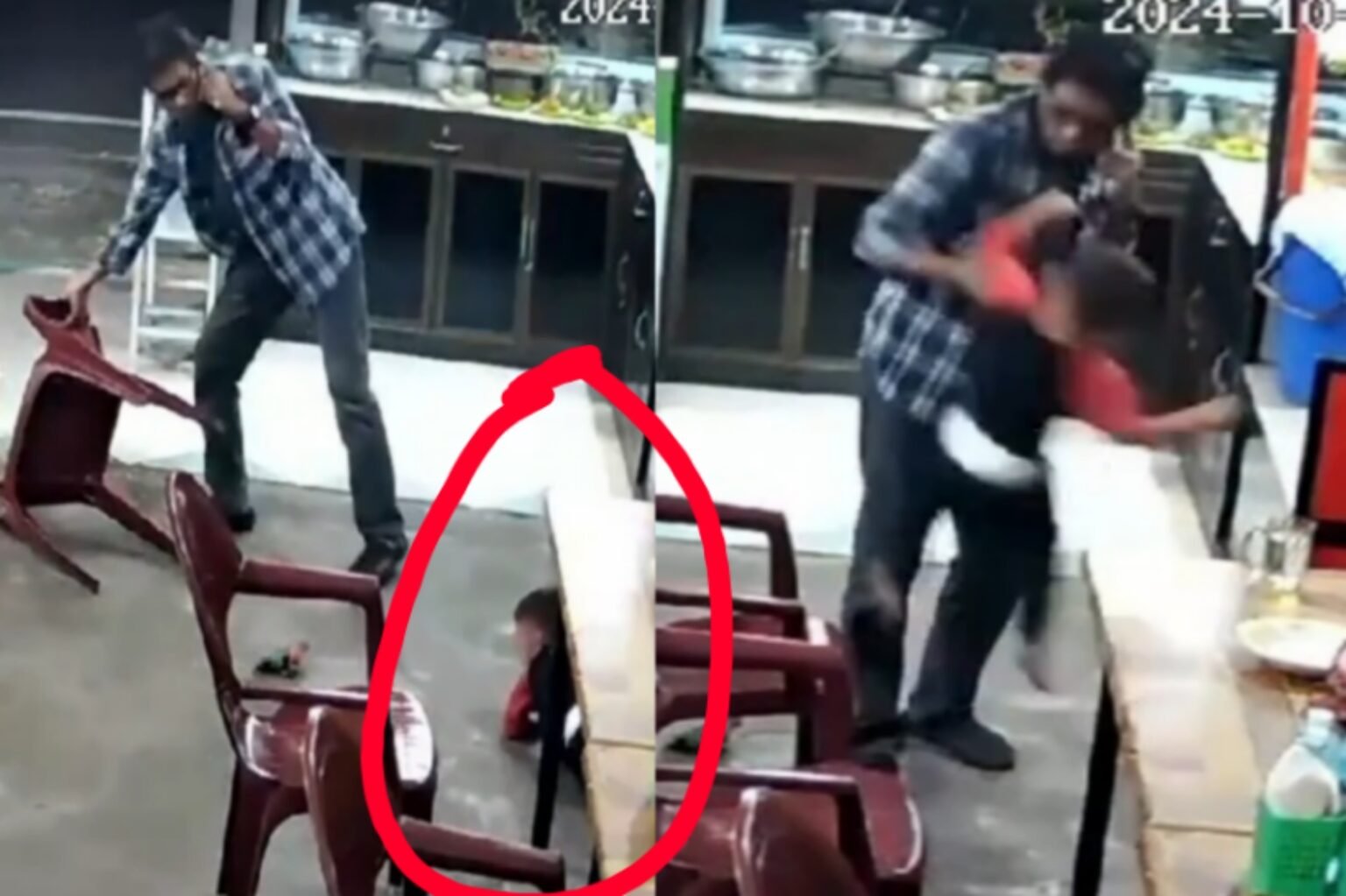 Viral! Pria Dewasa Tendang Bocah di Sabang, Terekam CCTV
