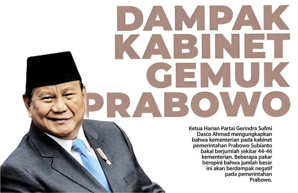 Kabinet Gemuk Halangi Pertumbuhan Ekonomi 8 Persen