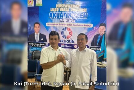 Ir. Faisal Saifuddin Pimpin Ketua Akuatik Aceh Periode 2025-2029
