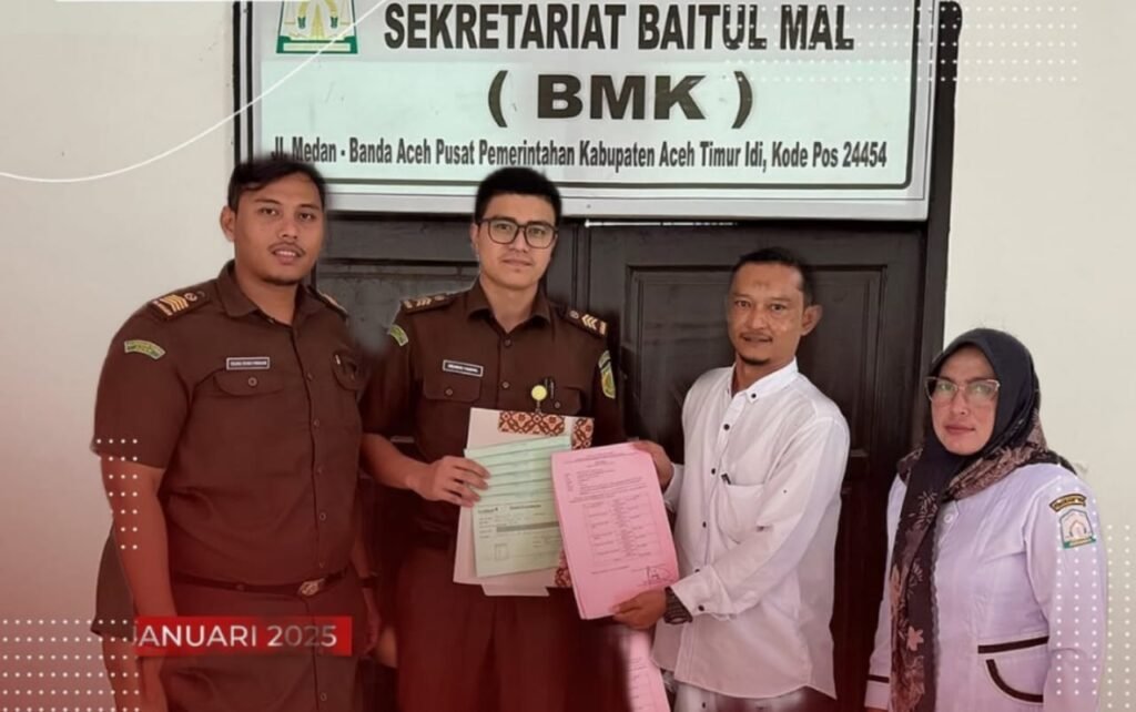 Kejari Aceh Timur Setor Barang Rampasan Judi Online Ke Baitul Mal