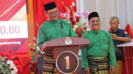 Armia Pahmi-Ismail Ditetapkan Sebagai Bupati dan Wakil Bupati Aceh Tamiang 2025-2030