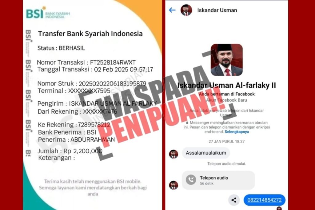 Korban Penipuan Mencatut Nama Bupati Aceh Timur Al-Farlaky Rugi Puluhan Juta