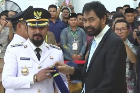 Candaan Bupati Aceh Timur Saat Pelantikan, Menang Pemilihan 3 Kali