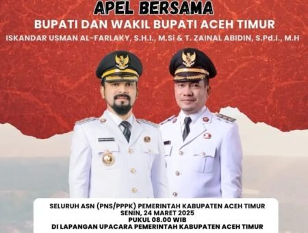 Pemerintah Aceh Timur Gelar Apel Bersama untuk Perkuat Disiplin ASN