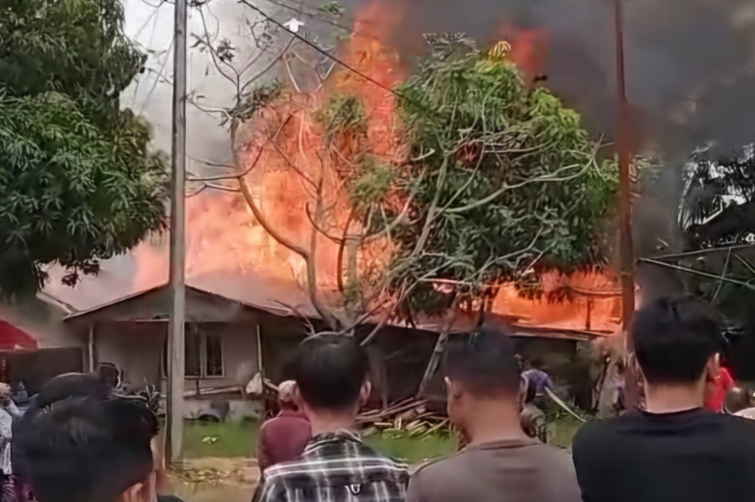 Empat Rumah Warga Aceh Timur Hangus Terbakar Hingga Tak Bersisa