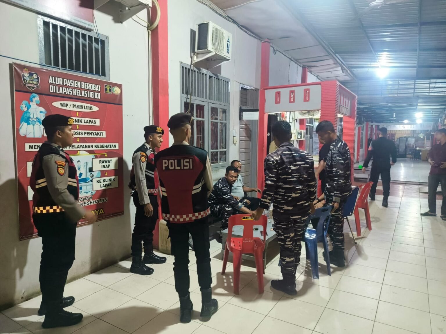 Polres Aceh Timur Diperbantukan untuk Mengamankan Lapas Kelas II B Idi