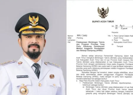 Bupati Aceh Timur Batasi Bimtek, Fokus pada Program Prioritas Masyarakat