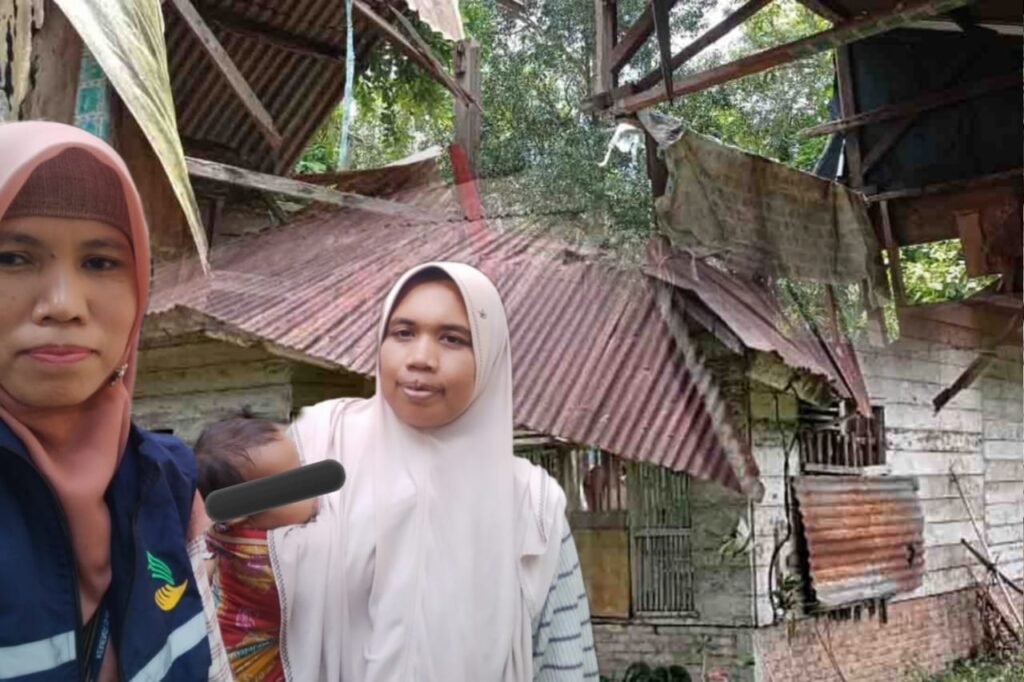 Dibalik Dinding yang Runtuh: Kisah Mariana dan Bayinya Mencari Harapan