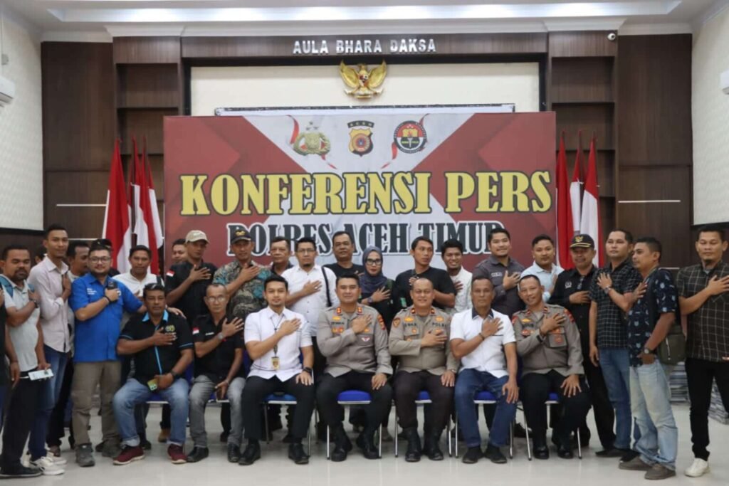 Kapolres Aceh Timur Gelar Silaturahmi dengan Awak Media