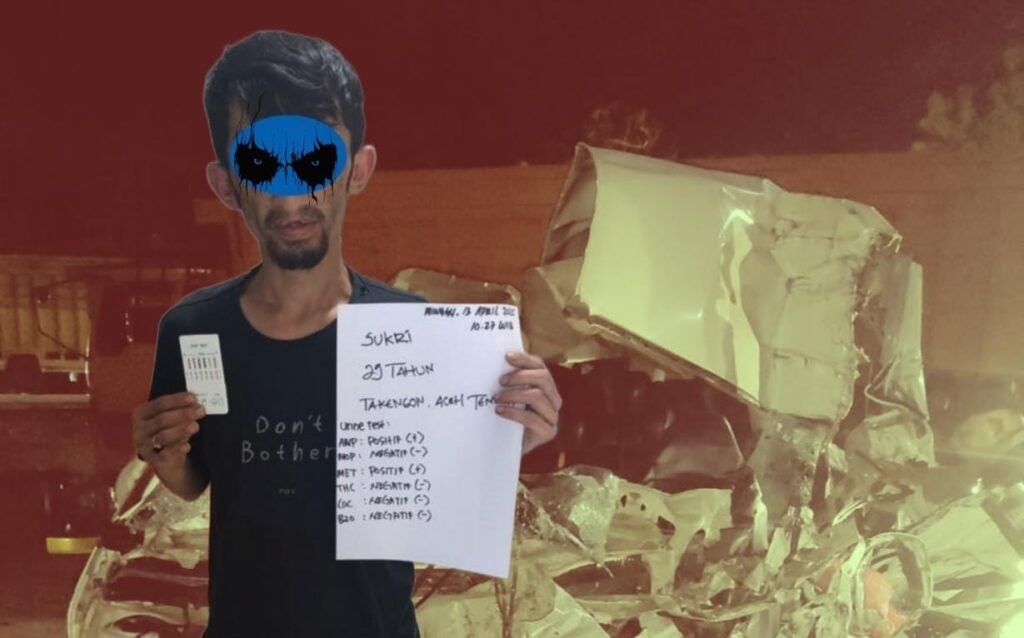 Sopir Hiace yang Kecelakaan di Peureulak Barat Terindikasi Pakai Narkotika