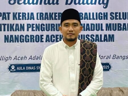 Tgk Budi Hidayat Pimpin Ittihadul Muballighin Nanggroe Aceh Darussalam (IMNAD) Aceh Timur