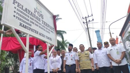 Realisasi Janji Kampanye, Bupati Al- Farlaky Launching Kantor Pelayanan Publik Di Birem Bayeun